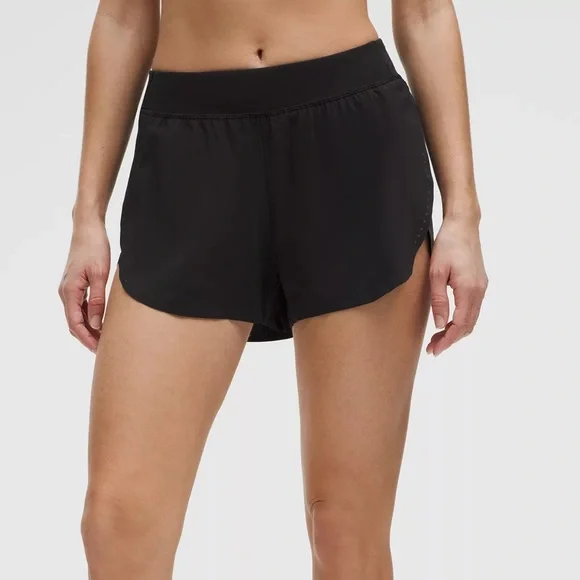 Lululemon Fast and Free High-Rise Classic-Fit Split Short 3” - Reflective Hem - Picture 1 of 7